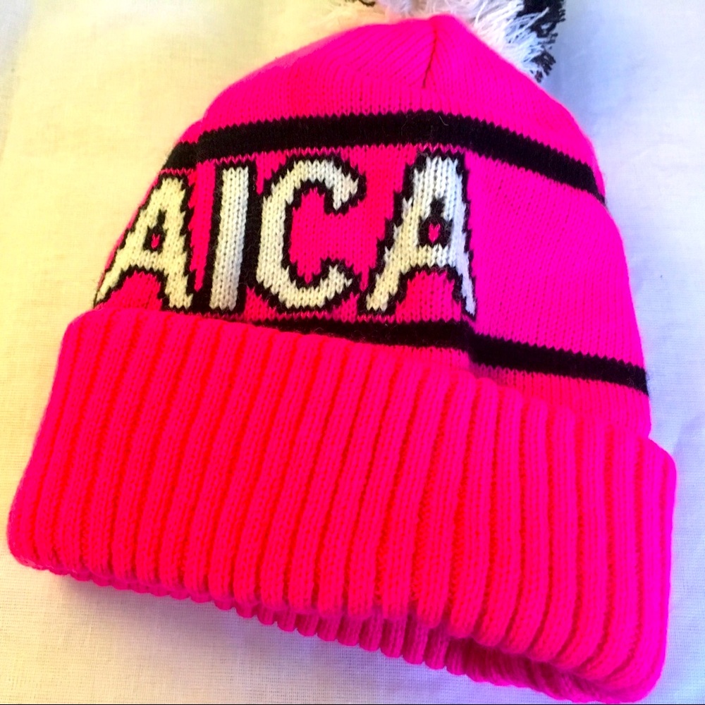 Robin Ruth JAMAICA 🇯🇲 pom pom hat - Picture 5 of 8